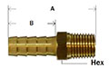 Rigid Male Adapter Diagram